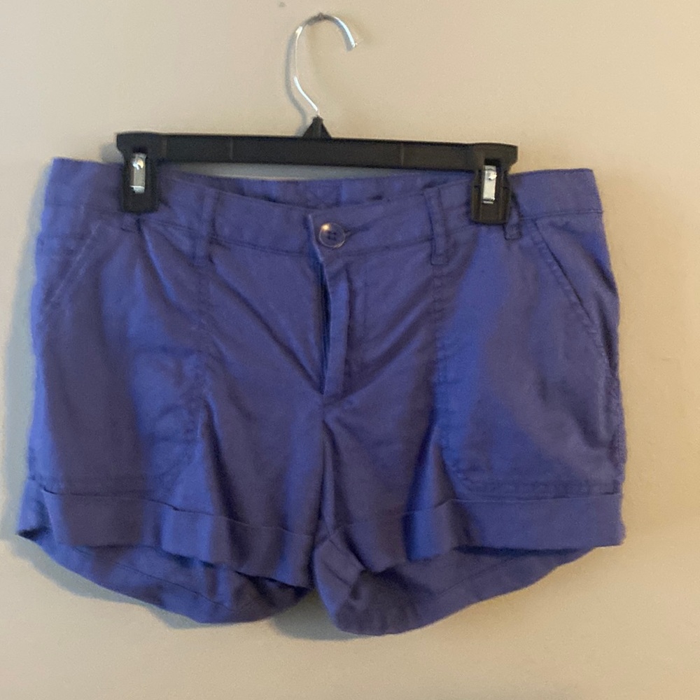 Purple shorts for women